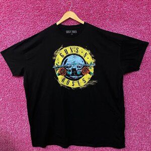 Guns N' Roses Bad Obsession Gun Logo T-Shirt OS